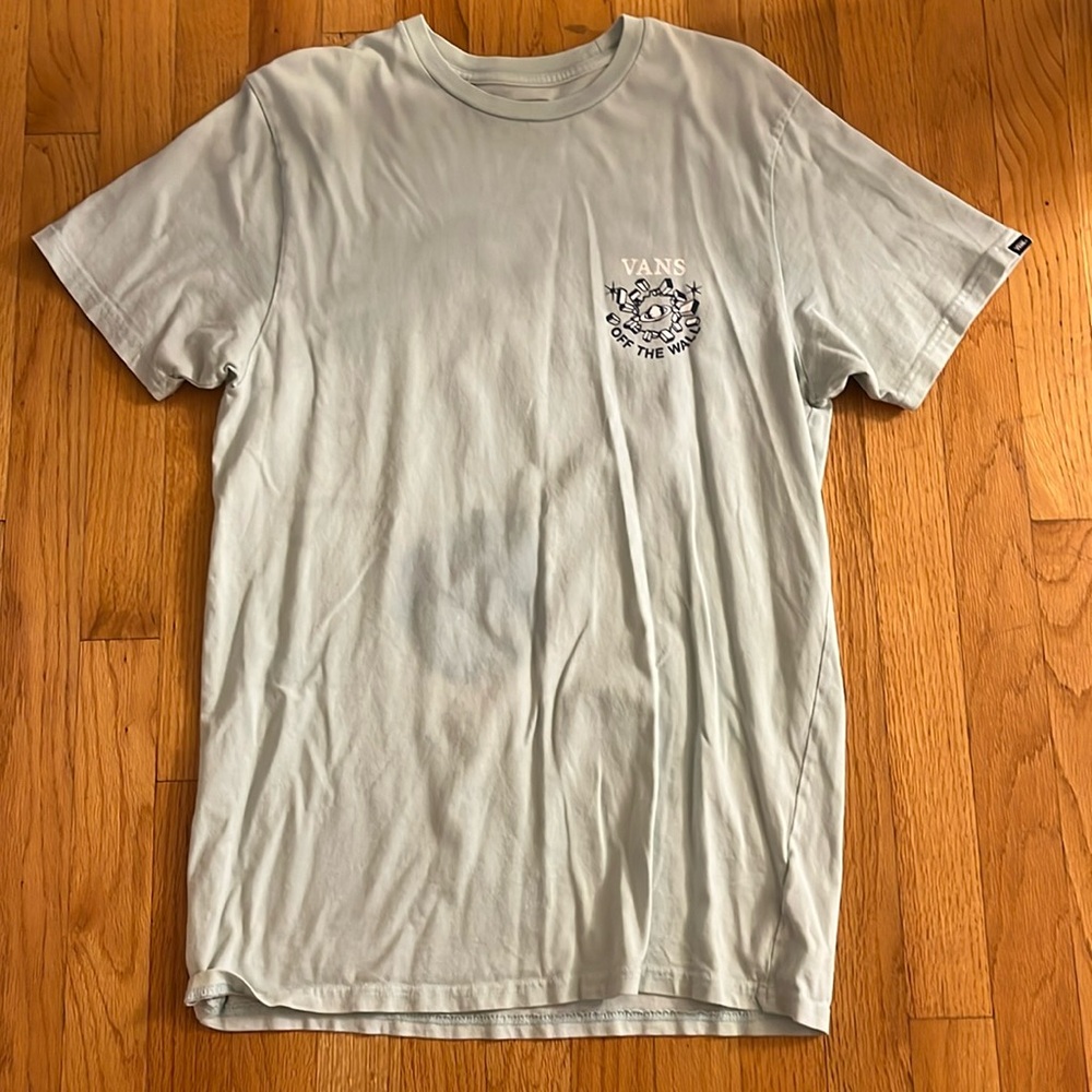 Vans men’s light blue tee